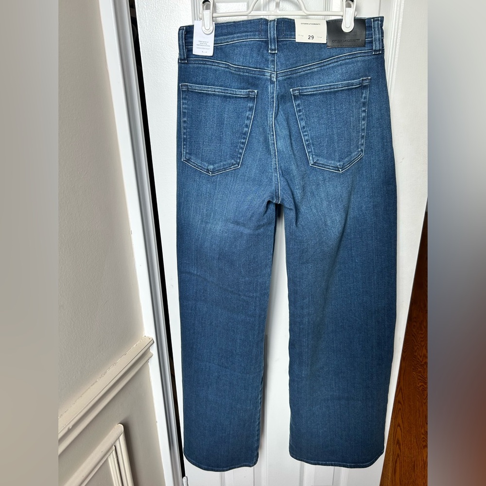 Citizens of Humanity Raven Patch Pocket Wide Leg Jeans Regency - Picture 3 of 13